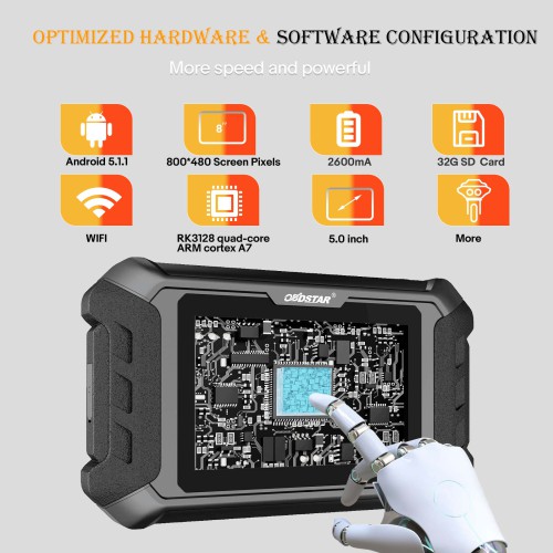 OBDSTAR iScan Harley Davidson Motorcycle Auto Diagnostic Scanner Key Programmier Support Spanish/French