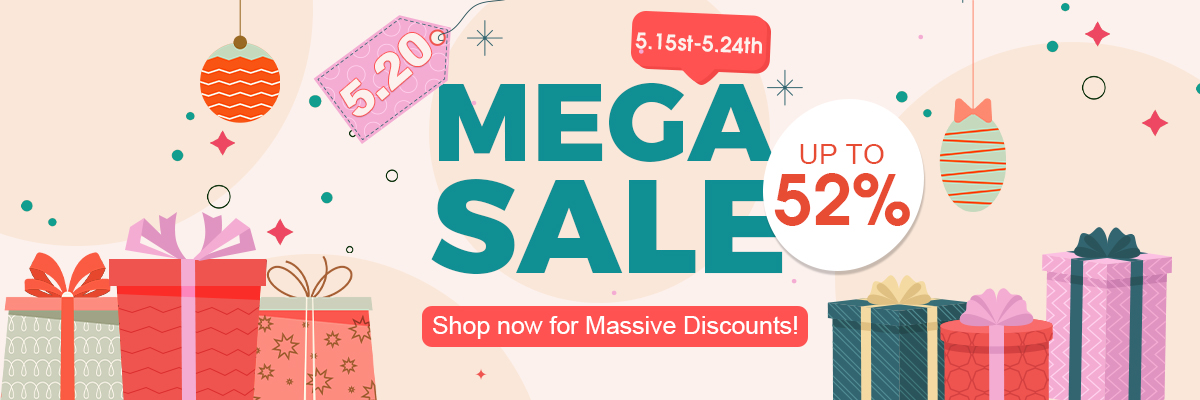 May Flash Sale,  Massive Discounts, Shop Now!