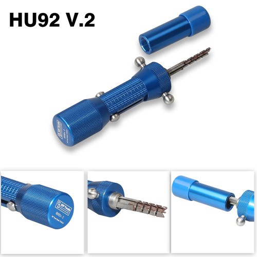  2 in 1 HU92 V.2 Locksmith Tool for BMW HU92 Lock Pick and Decoder Quick Open Tool