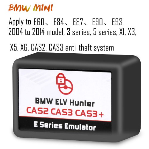 BMW ELV Hunter CAS2 CAS3 CAS3+ E Series Emulator Support Both BMW and Mini