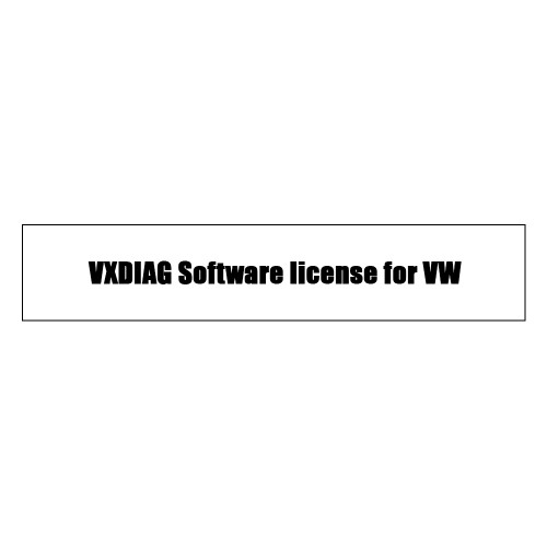 VXDIAG Multi Diagnostic Tool Software license for VW