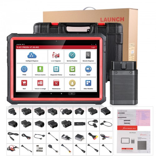 LAUNCH X431 PRO3S Plus X431 PRO3S+ Bluetooth Bi-Directional Scan Tool With 37+ Services Support Topology Mapping ECU Coding