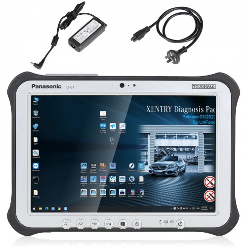 SUPER MB PRO M6+ Scanner With Panasonic FZ-G1 I5 3rd generation 8G Tablet And 2023.09 Benz X-en-try W223 W206 W213 W167 Software Zen-Zefi License