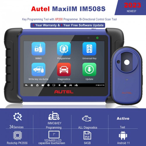2024 Autel MaxiIM IM508S Advanced IMMO and Key Programming Tool 2 Years Free Update Online
