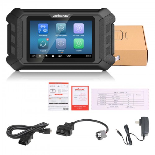 OBDSTAR iScan YAMAHA Marine Diagnostic Tablet Support Code Reading Code Clearing Data Flow Action Test