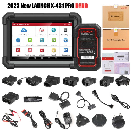 Launch X431 PRO DYNO Bidirectional Diagnostic Scanner 37+ Special Functions Support CAN-FD DoIP AutoAuth for FCA SGW Powerful than PRO ELITE, PROS V+