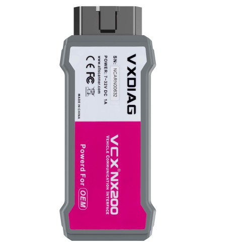 USB Version VXDIAG VCX NX200 RVDIAG For Renault Clip V219 All Systems J2534 ECU Coding & Programming OBD2 Scanner
