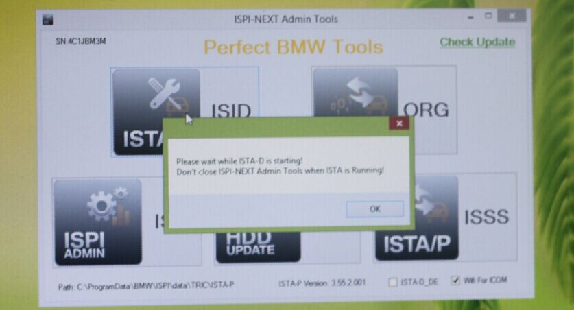 Installation Tips of ICOM  for BMW  USB wifi