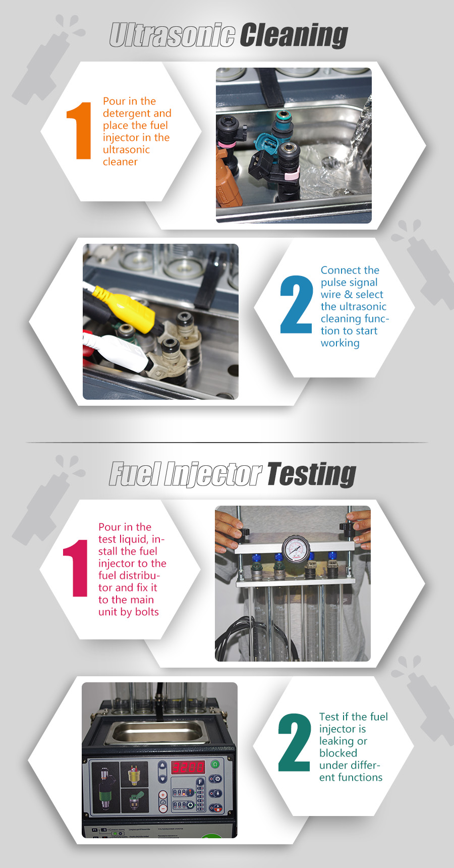 How to use SUMMARY POWERJET PRO 240 Injector Cleaner & Tester