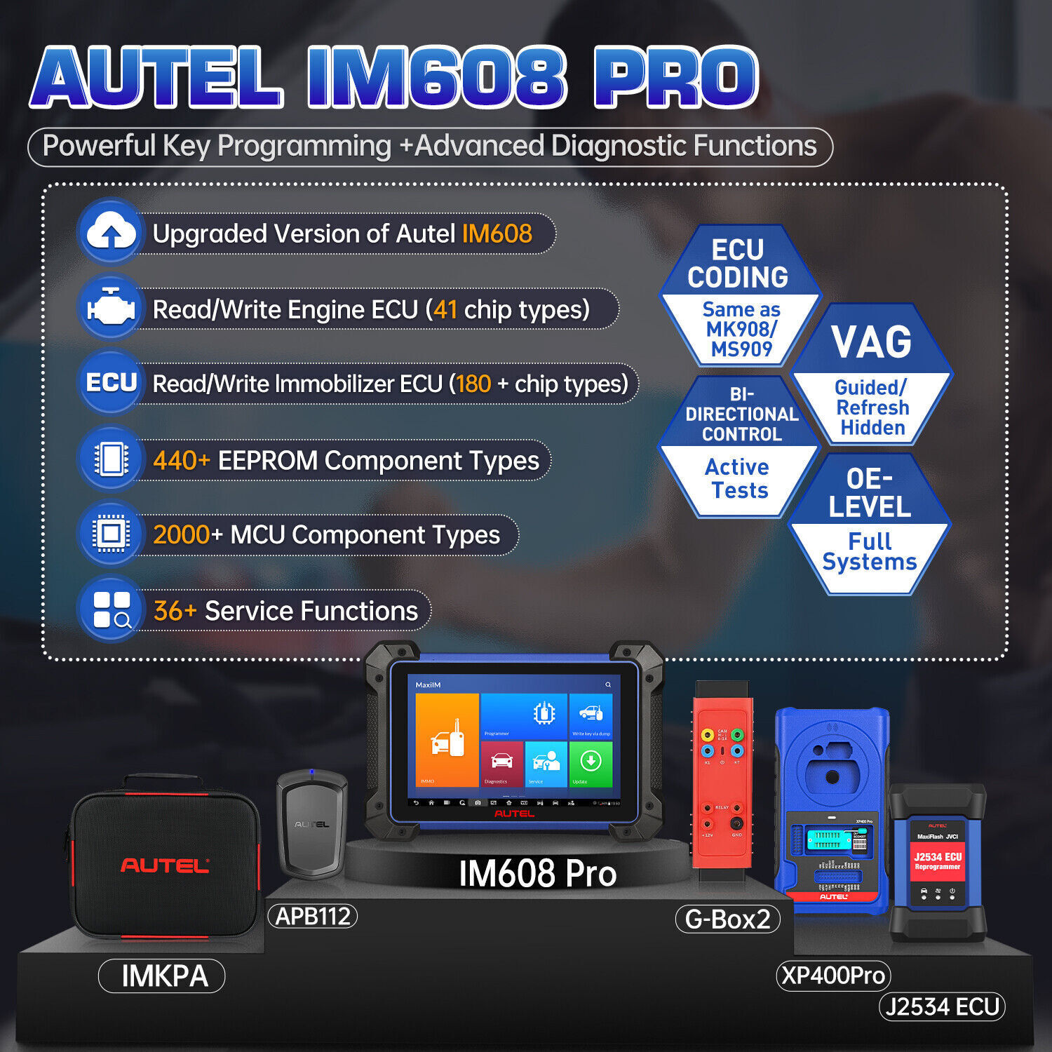 Autel MaxiIM IM608 PRO II full kit 