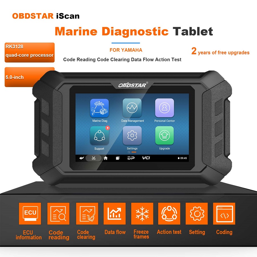OBDSTAR iScan YAMAHA Marine Diagnostic Tablet 2