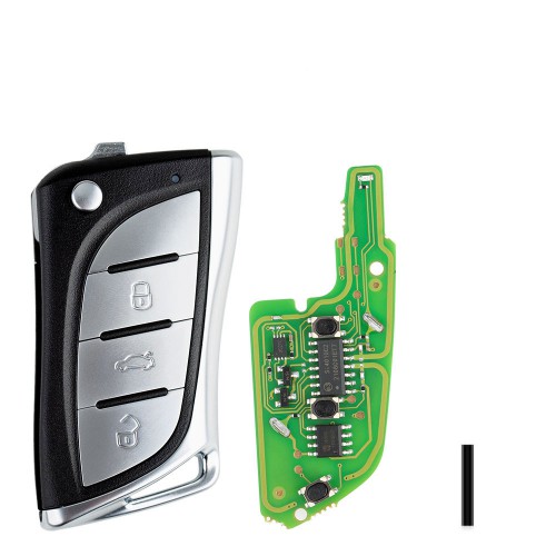 Xhorse XELEX0EN Super Remote Flip 3 Buttons Inside support Toyota/Lexus 5pcs/lot