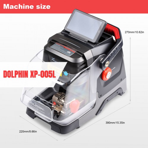2024 New Xhorse Dolphin XP-005L XP005L (Dolphin II) Key Cutting Machine with HD Adjustable touch Screen