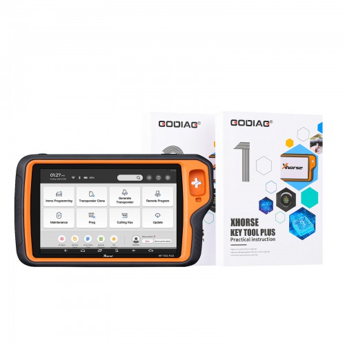 Original Xhorse VVDI Key Tool Plus Pad All-in-One Programmer with Free Practical Instructions 1&2 Two Books