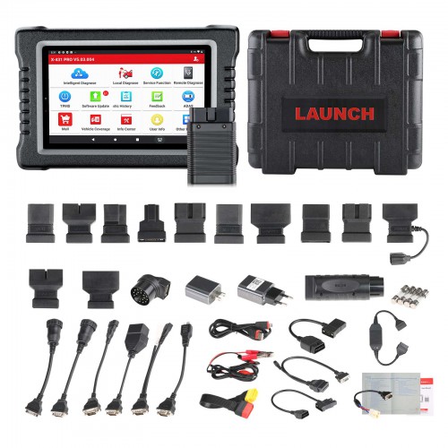 LAUNCH X431 PROS V1.0 Bidirectional Diagnostic All System Scan Tool Support ECU Coding, Key Programmer, AutoAuth for FCA SGW, 31+ Services