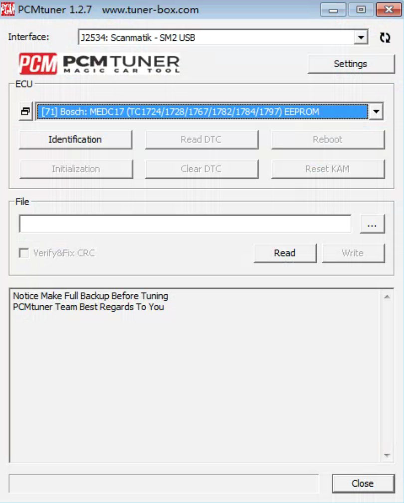 PCMTuner Software Update to V1.2.7 2
