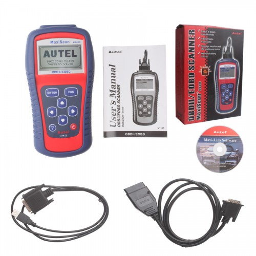 MaxiScan® MS409 OBDII/EOBD Scanner Free Shipping