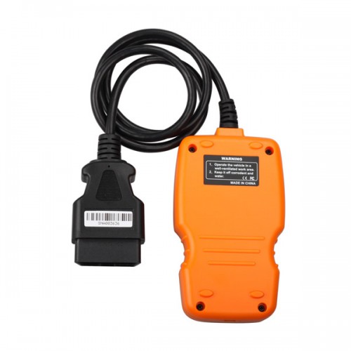 Free shipping OM123 OBD2 EOBD CAN Hand-held Engine Code Reader(Orange Color)