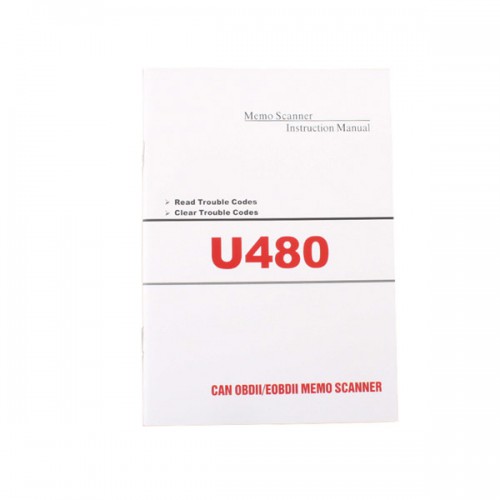  U480 OBD2 CAN BUS OBDII Code Scanner Engine Code Reader