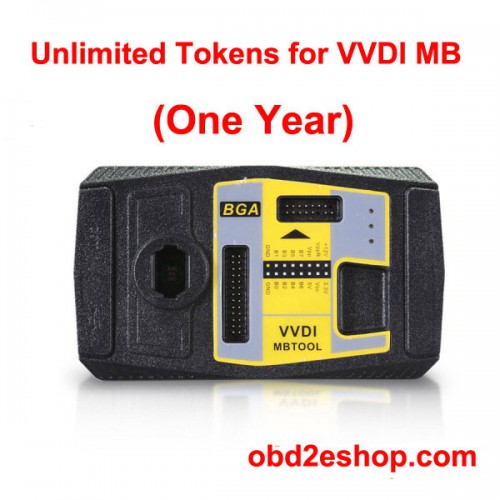 Yearly Subscription Activation Free Token Unlimited Tokens for VVDI MB (One Year)
