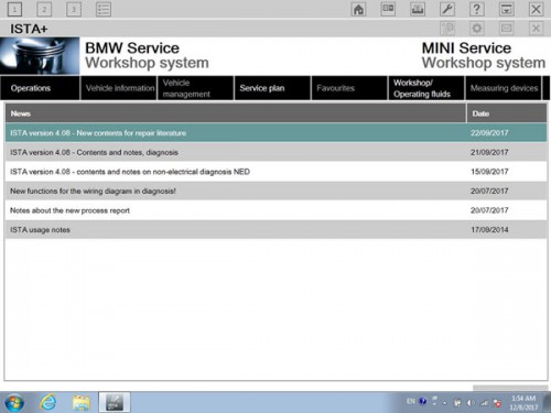 2018.3 BMW ICOM Software HDD ISTA-D 4.09.13 ISTA-P 3.63.2.001 Engineering Mode support Windows 7