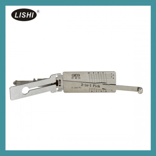 LISHI GMC HUMMER GM39 2 in 1 Auto Pick and Decoder for Buick