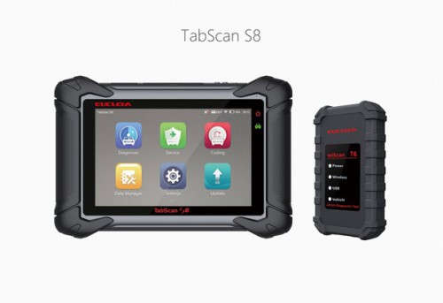 EUCLEIA Tabscan S8 Auto Intelligent Dual-mode Diagnostic and Coding System Support Multi-language
