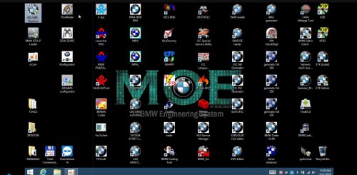 MOE BMW engineering system All Original BMW Software 500GB SSD with 1 Time Free Activation. 