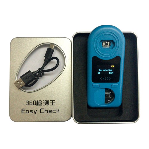 CK360 Easy Check Remote Key Tester for Frequency 315Mhz-868Mhz & Key Chip & Battery 3 in 1