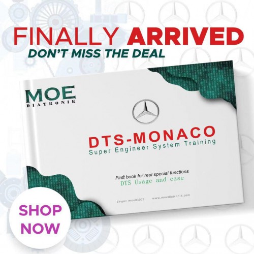 Bundle Promotion Moe Diatronic Vediamo With Moe Diatronic DTS MONACO Engineer System Training Book