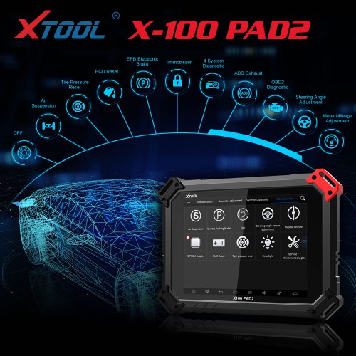 Xtool X100 Pad2 Pro Key Programmer Wifi & Bluetooth Full Configuration