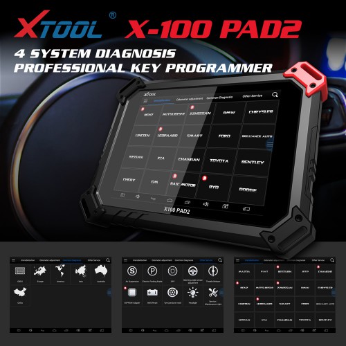 XTOOL X-100 PAD2 X100 PADII Key Programmer Multi-Languages Standard Version Special Functions