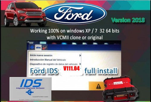 [ No need Ship] Latest Ford VCM IDS V118.03 Full Software Supports WIN 7 32Bit/64Bit