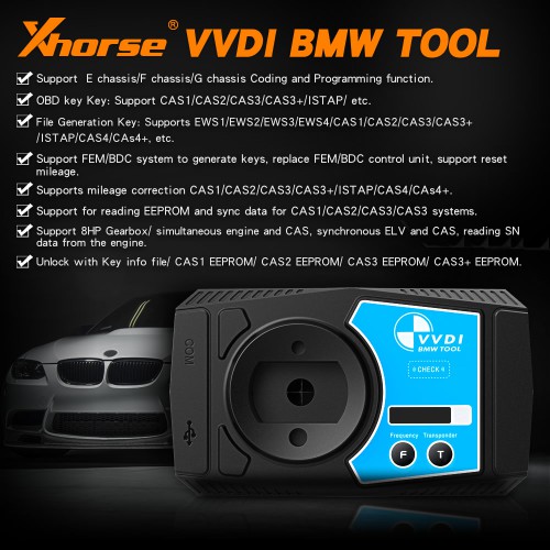 Original V1.6.0 Xhorse VVDI BMW Coding and Programming Tool Can Read Egs Isn For 6hp