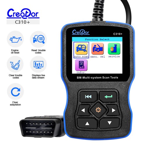  BMW Creator C310+  V11.8 Code Reader Support English and German Free Update Online