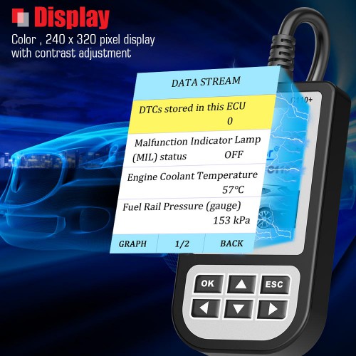 [Ship From US] BMW Creator C110+ V6.2 Code Reader Supports BMW 1/3/5/6/7/8/X/Z/Mini From 2000 to 2015 Year