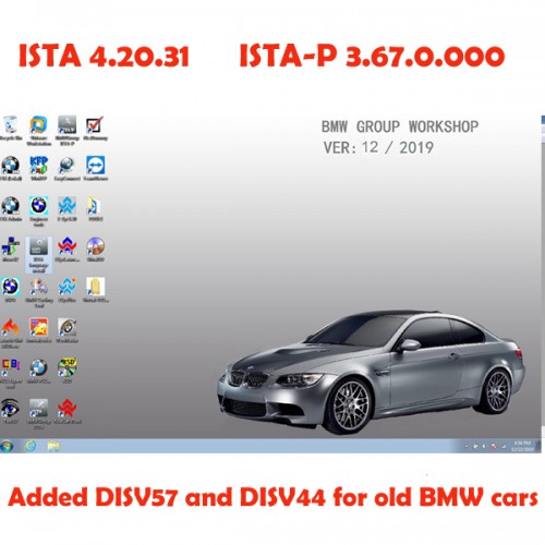 Latest V2019.12 BMW ICOM Software ISTA 4.20.31 ISTA-P 3.67.0.000 with Engineers Programming Windows 7 System
