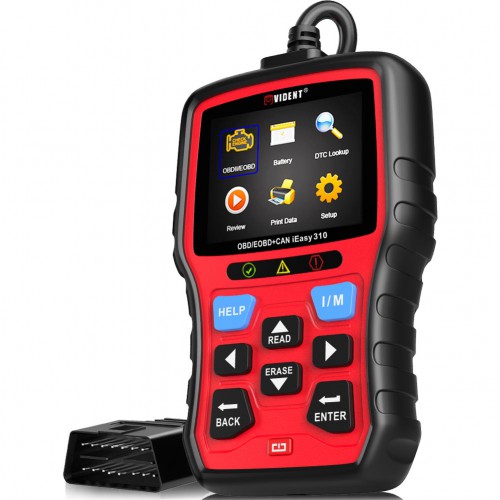  Vident iEasy310 CAN OBDII/EOBD Code Reader wSupport Multi-language Lifetime Free Upgrade