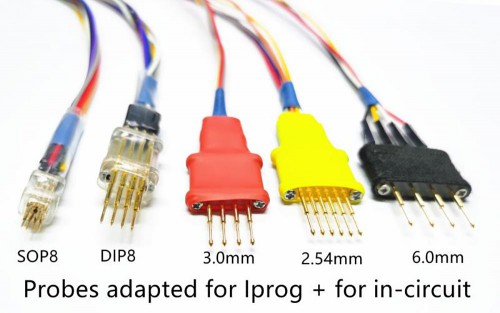 V87 Iprog Pro ECU Programmer With 7 Adapters Plus IPROG+  in-circuit ECU Probes Adapter