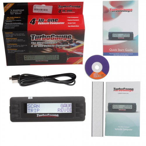  TurboGauge IV Roadi TG4  Auto Computer scan tool digital Turbo Gauge gauge 4 in 1