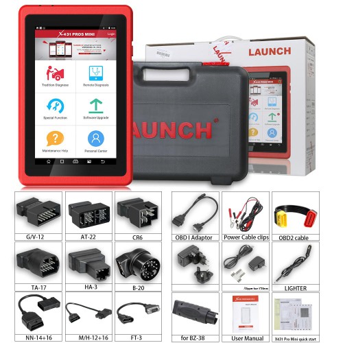 [Ship From US] Launch X431 ProS Mini Pad Full System Multi-brand Automotive Diagnostic Scanner 2 Years Free Update