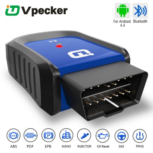   VPECKER E4 Phone version Bluetooth Full System OBDII Scan Tool for Android