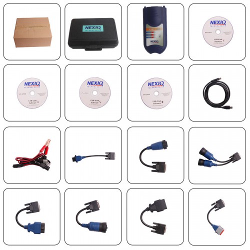 NEXIQ USB Link Diesel Truck Diagnostic Interface with All Softwares Plastic Box