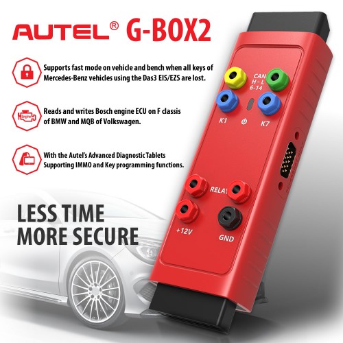 AUTEL G-BOX2 Key Programming Adapter for Mercedes Benz All Keys Lost Work with Autel MaxiIM IM608