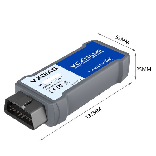 VXDiag VCX NANO OBD2 Scanner for GM/OPEL GDS2 V22.2.03302 / 2021.4 Tech2WIN 16.02.24 USB Version