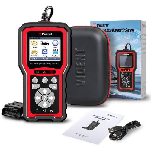 VIDENT iMax4302 Full System Car Diagnostic Tool Works on the BMW & MINI Most 1996 and Newer