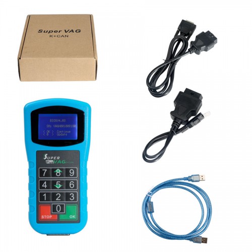 Super V-A-G K+CAN Plus 2.0 V-A-G Auto Key Programmer Diagnosis Scanner Tool Mileage Correction For Audi VW