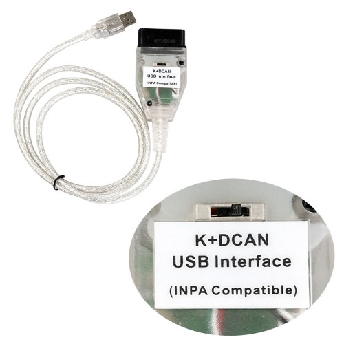 [Ship From US] INPA K+DCAN for BMW With FT232RQ Chip with Switch Free