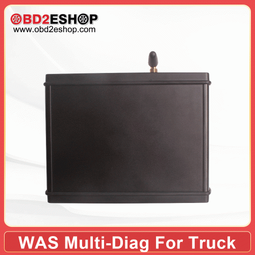 WAS Multi-Diag Truck Heavy Duty Diagnostic Tool  with Bluetooth for Mercedes/IVECO/MAN/DAF/V-OLVO/RENAULT