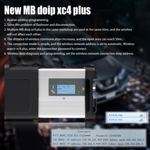 MB Star C5 MB SD Connect C5 Benz Car and Truck Diagnostic Tool Support DoIP Xentry without Software
